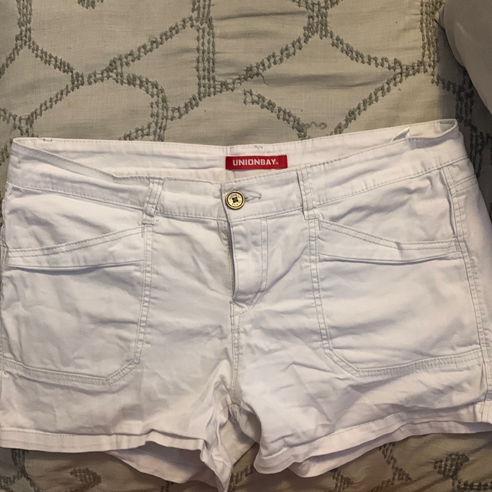 White Denim Shorts (L)